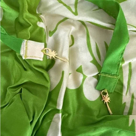 Maaji Shirt & Shorts Set Fizz & Foam Octavia Size S Green Yellow
